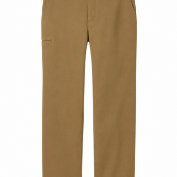 Khaki Straight Fit Woven Pants