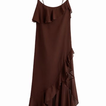 Solid V-Neck Sleeveless Midi Dress